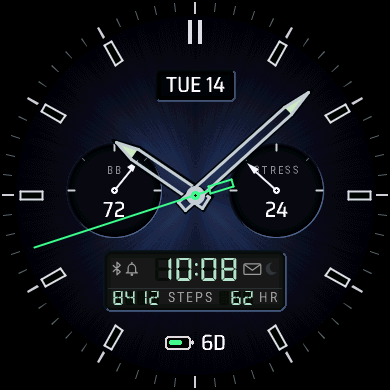 Duo Dial on the Instinct 3 AMOLED 45 mm