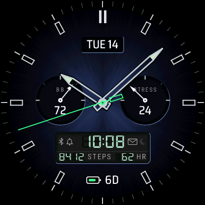 Duo Dial on the Instinct 3 AMOLED 50 mm