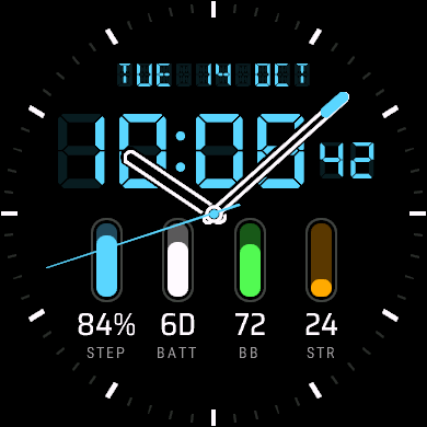 Gauge Glass on the Venu 4 41 mm