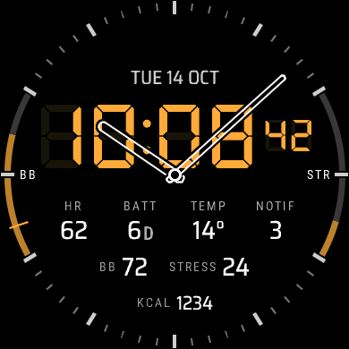 Track Hybrid on the Instinct 3 AMOLED 45 mm